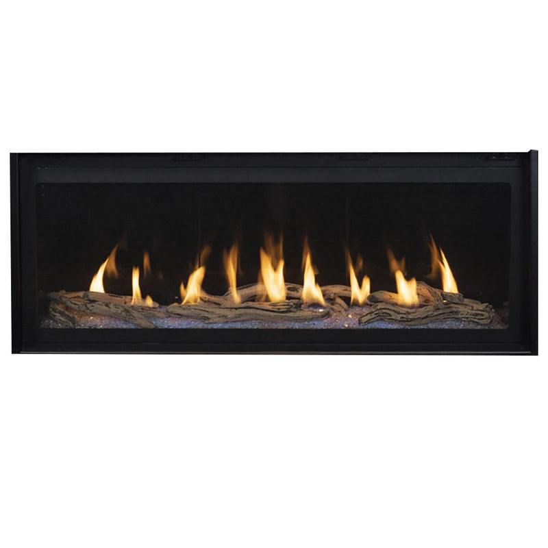 Superior 48-Inch DRL6048 Linear Electronic Ignition Direct Vent Gas Fireplace with Remote and Crushed Glass Media