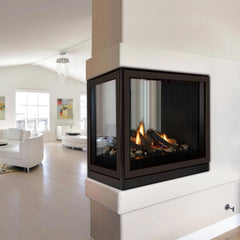 Empire 36" Madison Clean-Face Premium Double-Sided Direct Vent Gas Fireplace with Barrier