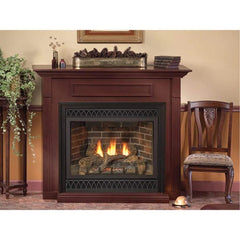 Empire 36" Madison Luxury Direct Vent Gas Fireplace with Blower and Log Set