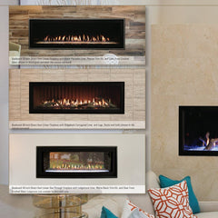 Empire 60" Boulevard Direct Vent Linear Gas Fireplace with Multi-Function Remote