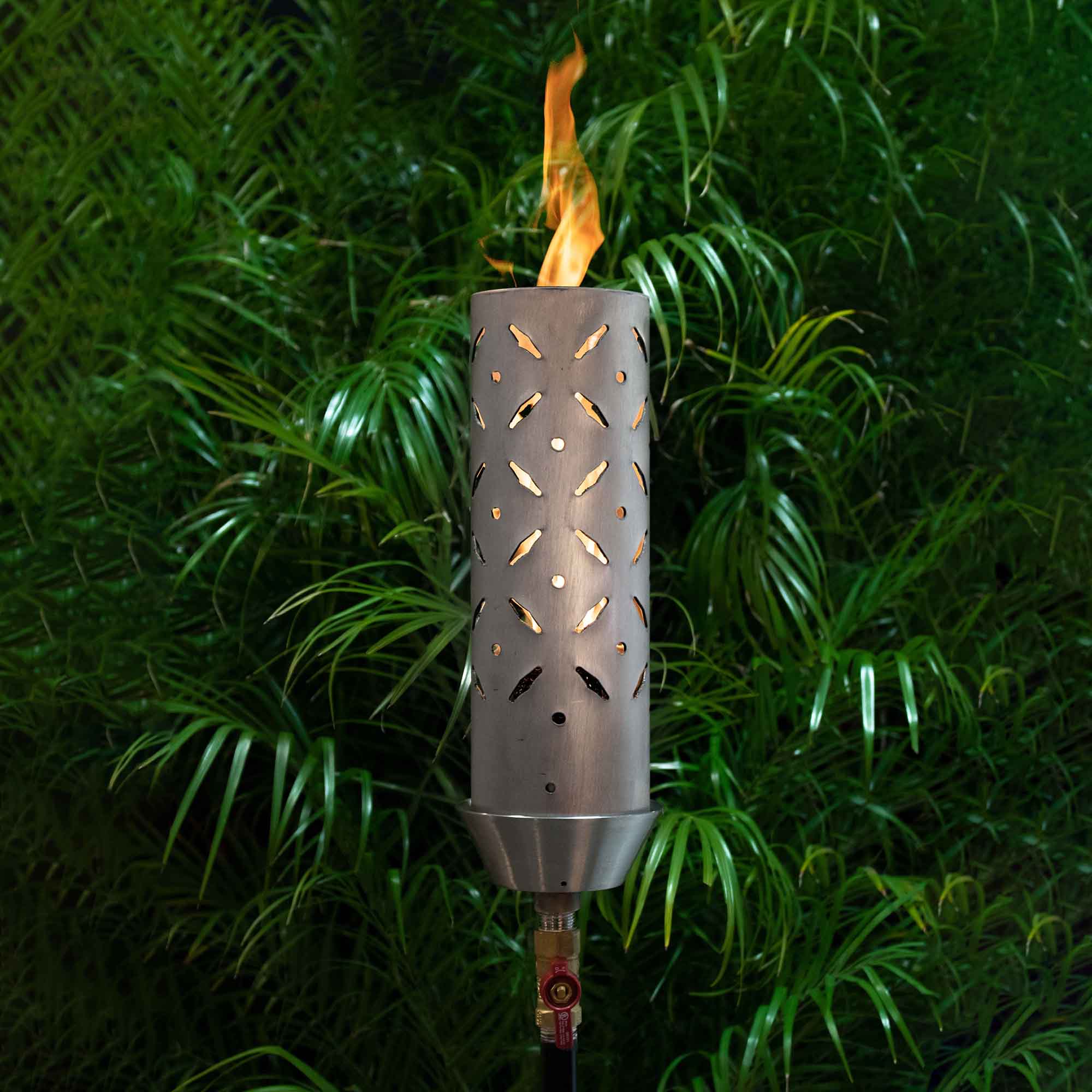 The Outdoor Plus 14" Diamond Stainless Steel Fire Torch