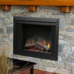 Dimplex BF39DXP Deluxe Built-In Electric Fireplace Brick Effect, 39-Inch