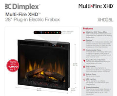 Dimplex 61-Inch Featherston Electric Fireplace Mantel with XHD28L Electric Firebox