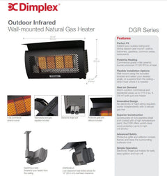 Dimplex DGR32PLP Portable Outdoor Infrared Propane Heater