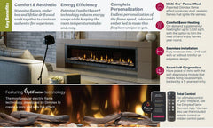 Dimplex 100-Inch Ignite Evolve Built-in Electric Fireplace