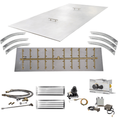 Ultimate Crossfire Bundle: Warming Trends Crossfire 2.0 Universal Double Tree-Style Brass Burner Bundle