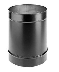 DuraVent DuraBlack 8 Inch Diameter Single Wall Black 12 Inch Pipe Length - 8DBK-12