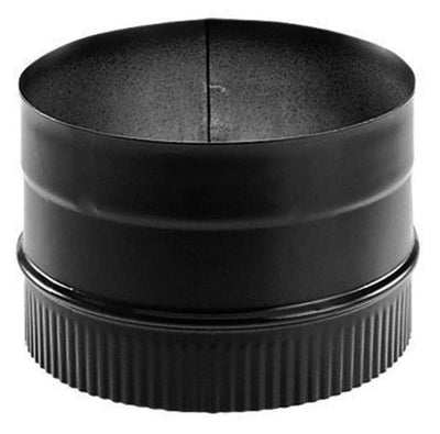 DuraVent DuraBlack 6 Inch Diameter Black Stovetop Adapter - 6DBK-AD