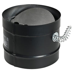 DuraVent DuraBlack 6 Inch Diameter Black Damper Section - 6DBK-DS