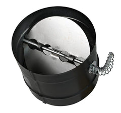 DuraVent DuraBlack 6 Inch Diameter Black Damper Section - 6DBK-DS