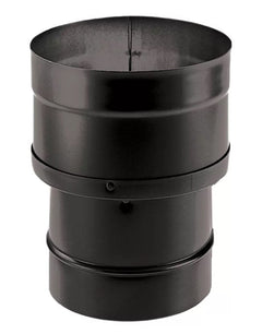 DuraVent DuraBlack 6 Inch Diameter Black Increaser 5 Inch - 6 Inch - 5DBK-X6