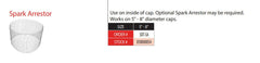 DuraVent DuraTech 5-8 Inch Spark Arrestor - 5DT-SA