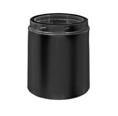 DuraVent DuraTech 8 Inch Diameter Double Wall Black Galvanized 12 Inch Chimney Pipe Length - 8DT-012B