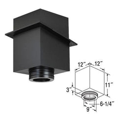 DuraVent DuraTech 6 Inch Diameter 11 Inch Square Ceiling Support Box - 6DT-CS11