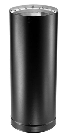 DuraVent DVL 6 Inch Diameter Double Wall Black 6 Inch Pipe Length - 6DVL-06