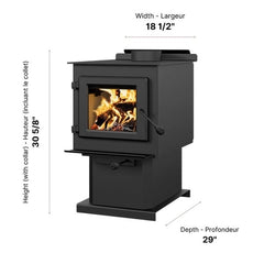 Englander ESW0001 Blue Ridge 100 High Efficiency Wood Stove