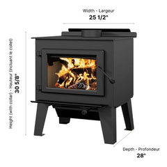 Englander ESW0008 Blue Ridge 300L High Efficiency Wood Stove