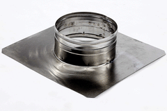 National Chimney 6 Inch Diameter 13x13 Inch EZ Top Plate Flat - NC6TPEZ