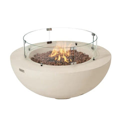 Elementi OFG101 42-Inch Lunar Bowl Concrete Fire Table