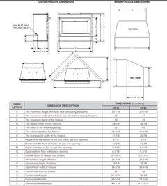 Empire 36" Carol Rose Outdoor Premium Stainless Steel Gas Fireplace with Harmony Burner and Refractory Liner