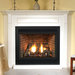 Empire 36" Madison Premium Double-Sided Direct Vent Gas Fireplace with Banded Brick Liner