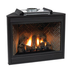 Empire 36" Madison Premium Direct Vent Gas Fireplace with Log Set