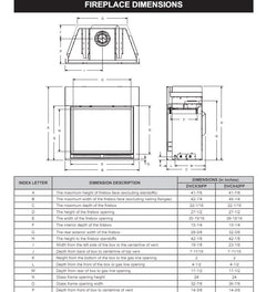 Empire 36" Madison Clean-Face Luxury Direct Vent Gas Fireplace