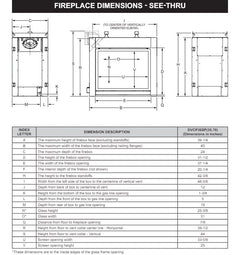 Empire 36" Madison Clean-Face Premium Double-Sided Direct Vent Gas Fireplace with Barrier