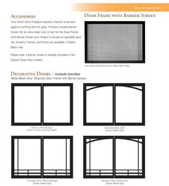 Empire 42" Madison Deluxe Direct Vent Gas Fireplace with Log Set