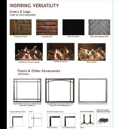 Empire 36" Renegade Clean-Face Direct Vent Gas Fireplace with TruFlame Technology