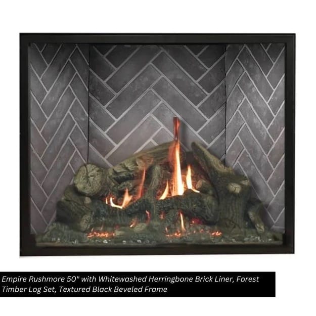 Empire 36" Rushmore Clean-Face Direct Vent Gas Fireplace with TruFlame Technology