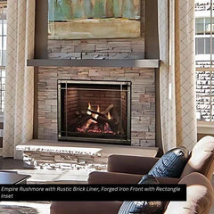 Empire 36" Rushmore Clean-Face Direct Vent Gas Fireplace with TruFlame Technology