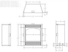 Empire 24" Lincoln Premium Vent-Free Gas Fireplace with Slope Glaze Burner