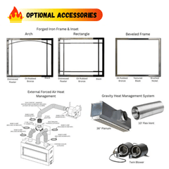 Empire 36" Rushmore Clean-Face Direct Vent Gas Fireplace with TruFlame Technology