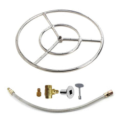 Grand Canyon FRS Three Spoke Stainless Steel Fire Ring Burner Only