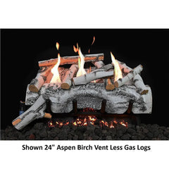 Grand Canyon Vent Free Aspen White Birch Gas Logs Only