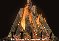 Grand Canyon AWO-KIVALOGS Arizona Weathered Oak Kiva Gas Log Set, 7 pc