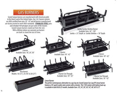 Grand Canyon 3BRN-ST-SP Indoor Double Sided 3 Burner System with Safety Pilot System