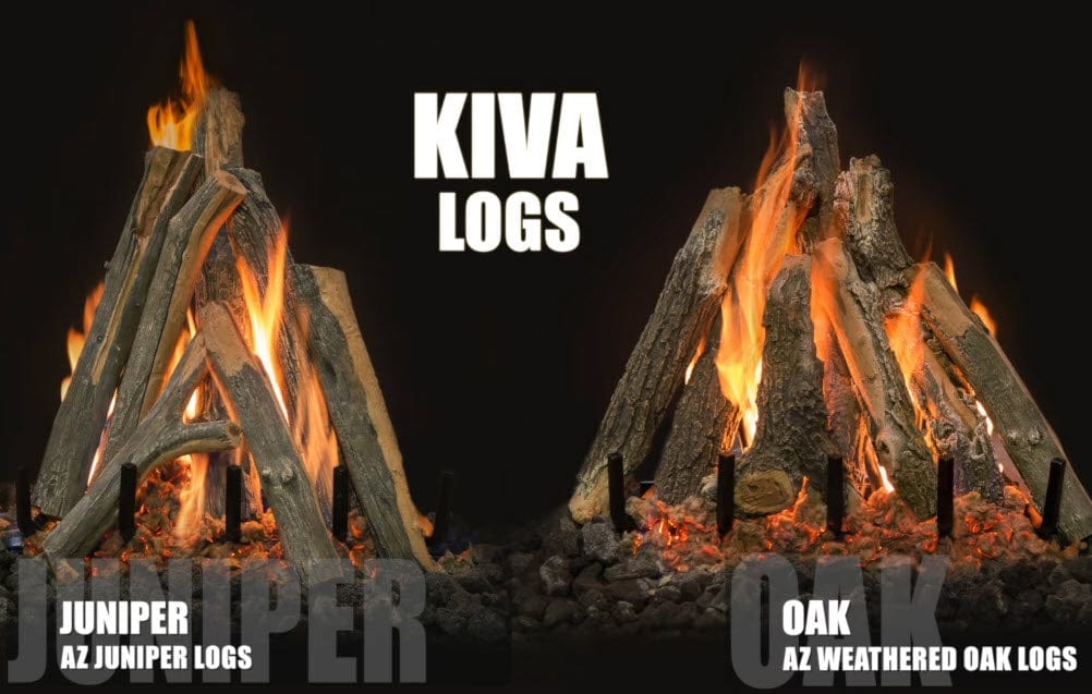 Grand Canyon AWO-KIVALOGS Arizona Weathered Oak Kiva Gas Log Set, 7 pc