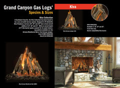 Grand Canyon  AJ-KIVALOGS Arizona Juniper Kiva Gas Log Set, 7 pc