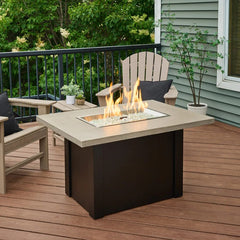 The Outdoor GreatRoom 44x30-Inch Havenwood Linear Gas Fire Pit Table
