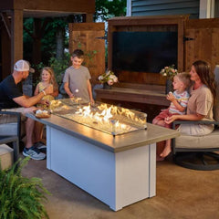 The Outdoor GreatRoom 62x30-Inch Havenwood Linear Gas Fire Pit Table