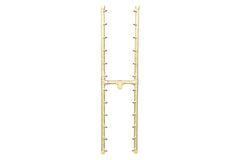 Warming Trends Crossfire 2.0 Universal H-Style Brass Gas Fire Pit Burner Kit