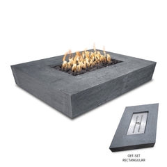The Outdoor Plus 58" Heiko GFRC Concrete Fire Pit