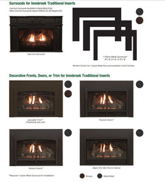 White Mountain Hearth 25" Innsbrook Clean-Face Traditional Direct Vent Gas Fireplace Insert