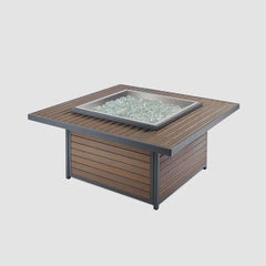The Outdoor GreatRoom Brooks Square Chat Height Gas Fire Pit Table