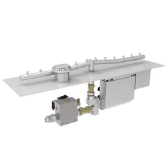 HPC Fire Torpedo Linear Burner with Rectangle Plate Electronic Ignition Gas Fire Pit Kit