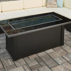 The Outdoor GreatRoom 59.25x30-Inch Monte Carlo Linear Fire Pit Table