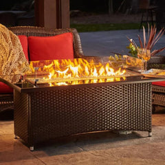 The Outdoor GreatRoom 59.25x30-Inch Montego Linear Fire Pit Table