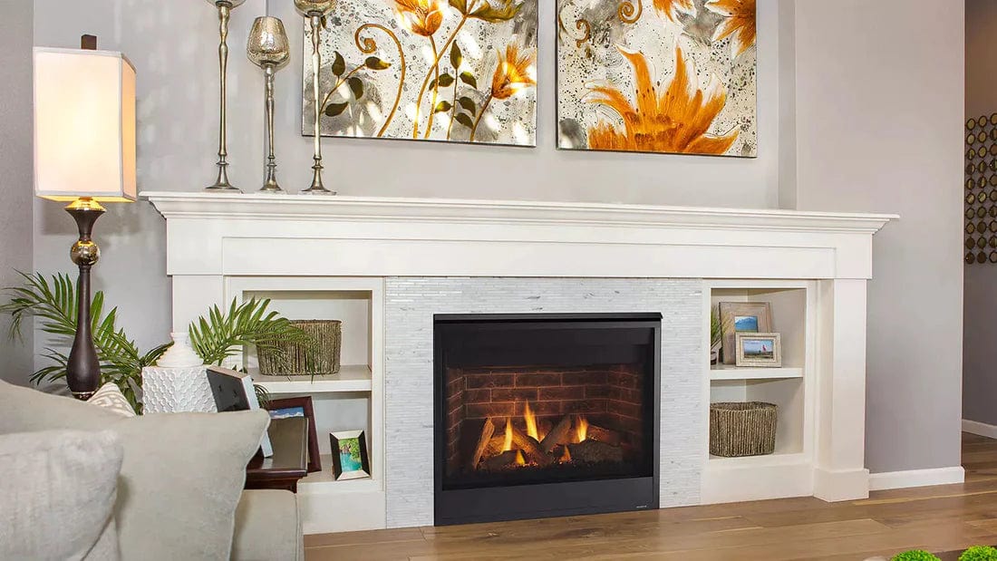 Majestic 36" Quartz  Direct Vent Gas Fireplace with IntelliFire Touch Ignition System